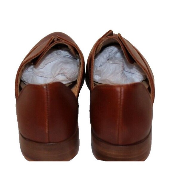 Nisolo Emma d’Orsay Slip On Oxford Flats Women's Brandy NIB $170 - Picture 6 of 7